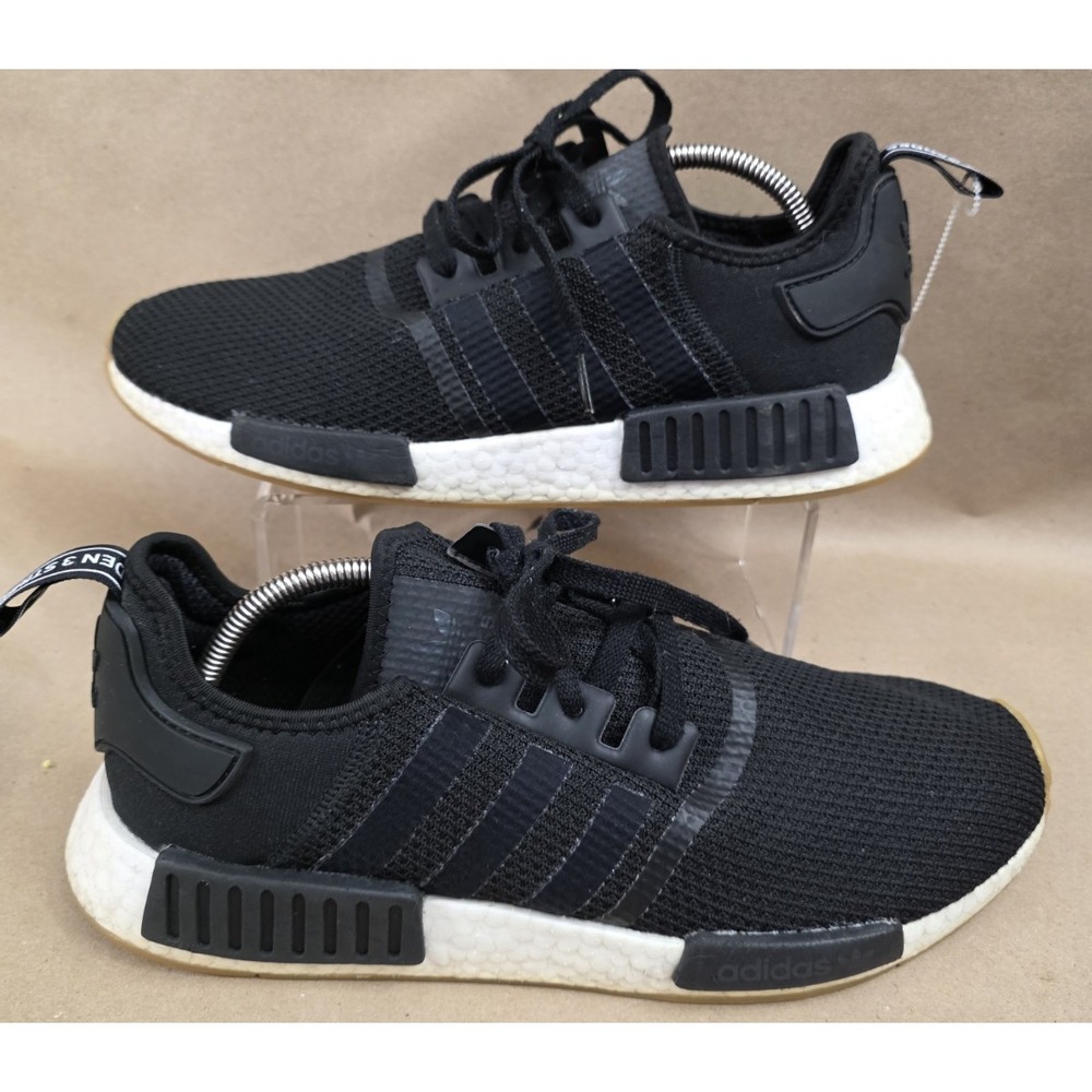 Adidas (Sz 13) NMD_R1 Black Shoes 642200 White
